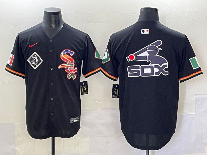 Men 2025 Chicago White Sox Blank Black Game Nike MLB Jersey style 36->chicago white sox->MLB Jersey